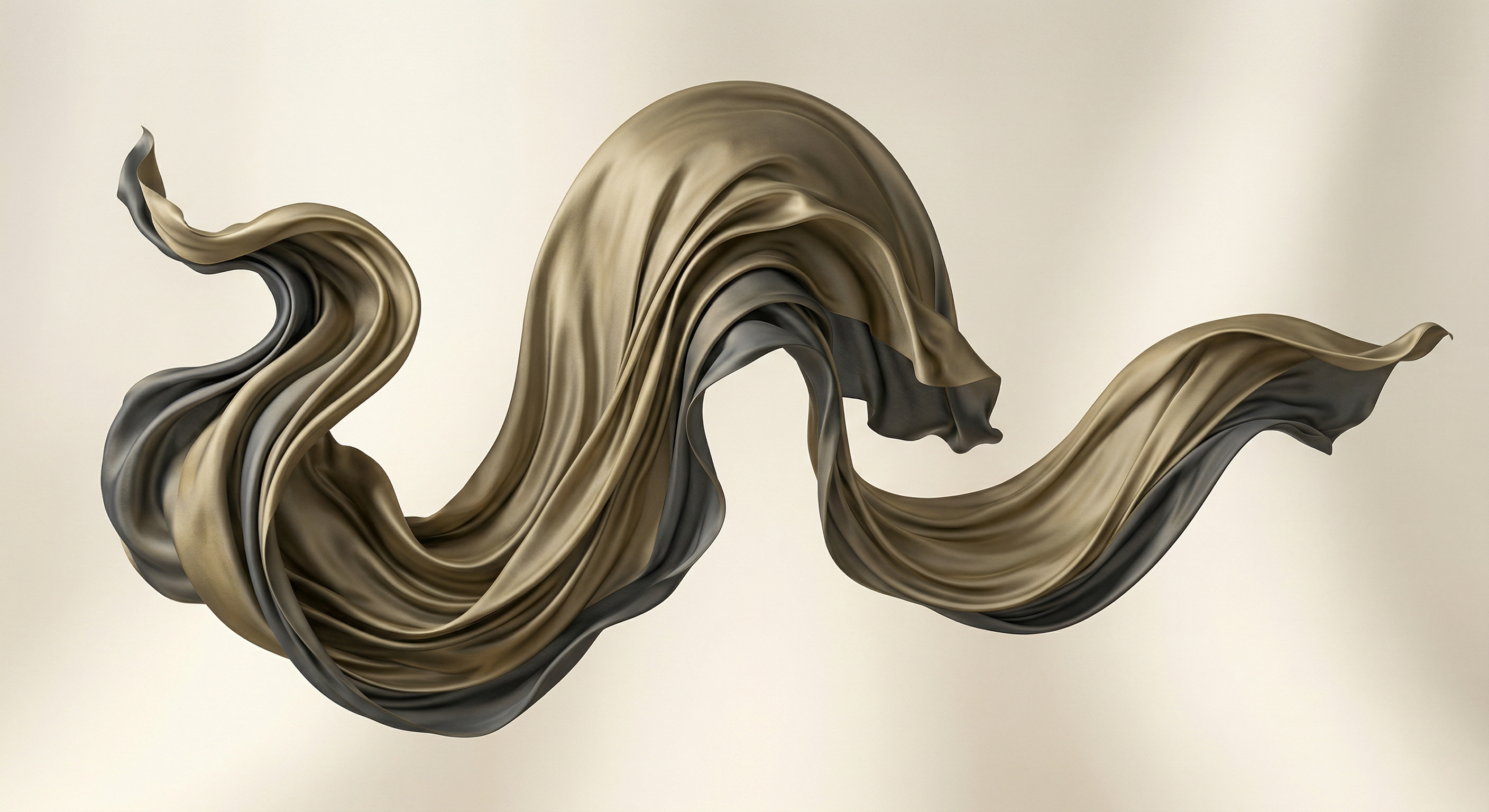 Expressive line art triptych showing three diverse female profiles displaying unique, pinless headscarf drapes.